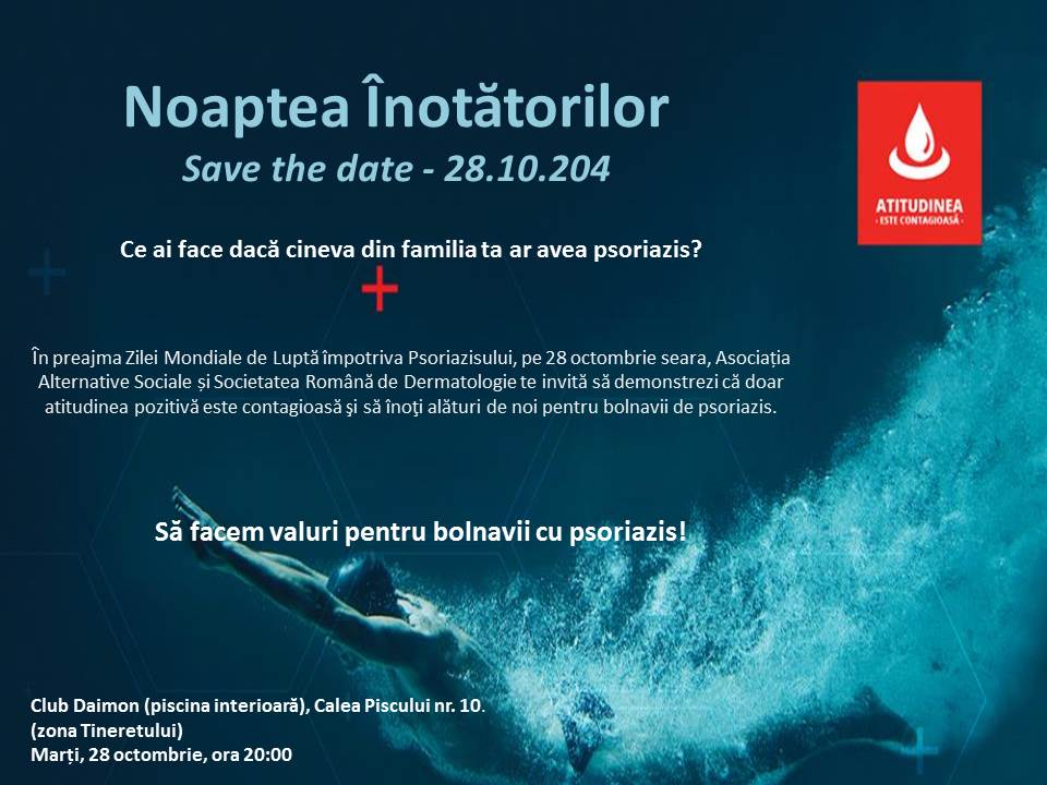 Invitatie Noaptea Inotatorilor-28 octombrie